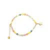 Bracelet - LUXENTER - Saukha - Argent 925 - Or Jaune 18k - Laque Multicolore