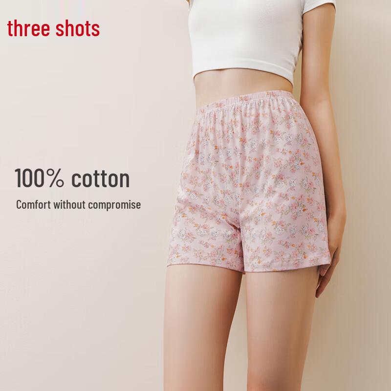 Three Guns Damen Baumwoll-Sicherheits-Boxershorts mit Print
