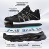 Men's Lightweight Steel Toe Safety Shoes - Anti-Fatigue, Anti-Smash, Anti-Puncture, Soft Sole, Ideal for Warehouse and Workshop Work.