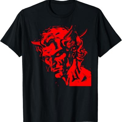 T-shirt Rouge Démon