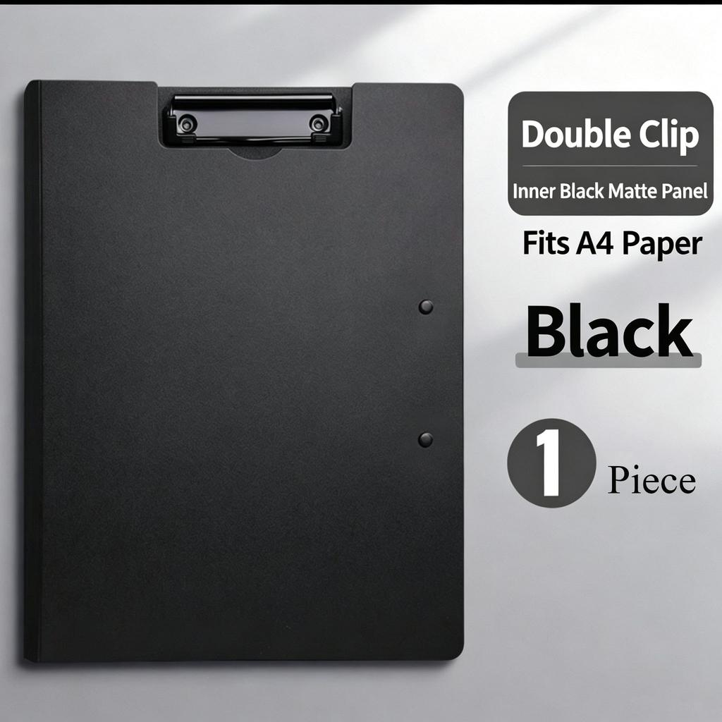 A3 A4 File Folder Clipboard Writing Pad Double Clips Paper Organizer School Office Stationary
