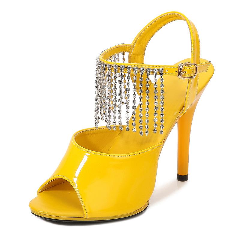 

Женские босоножки на высоком каблуке, пикантные туфли на тонком каблуке с рыбьим ротом, туфли с леопардовым принтом 43