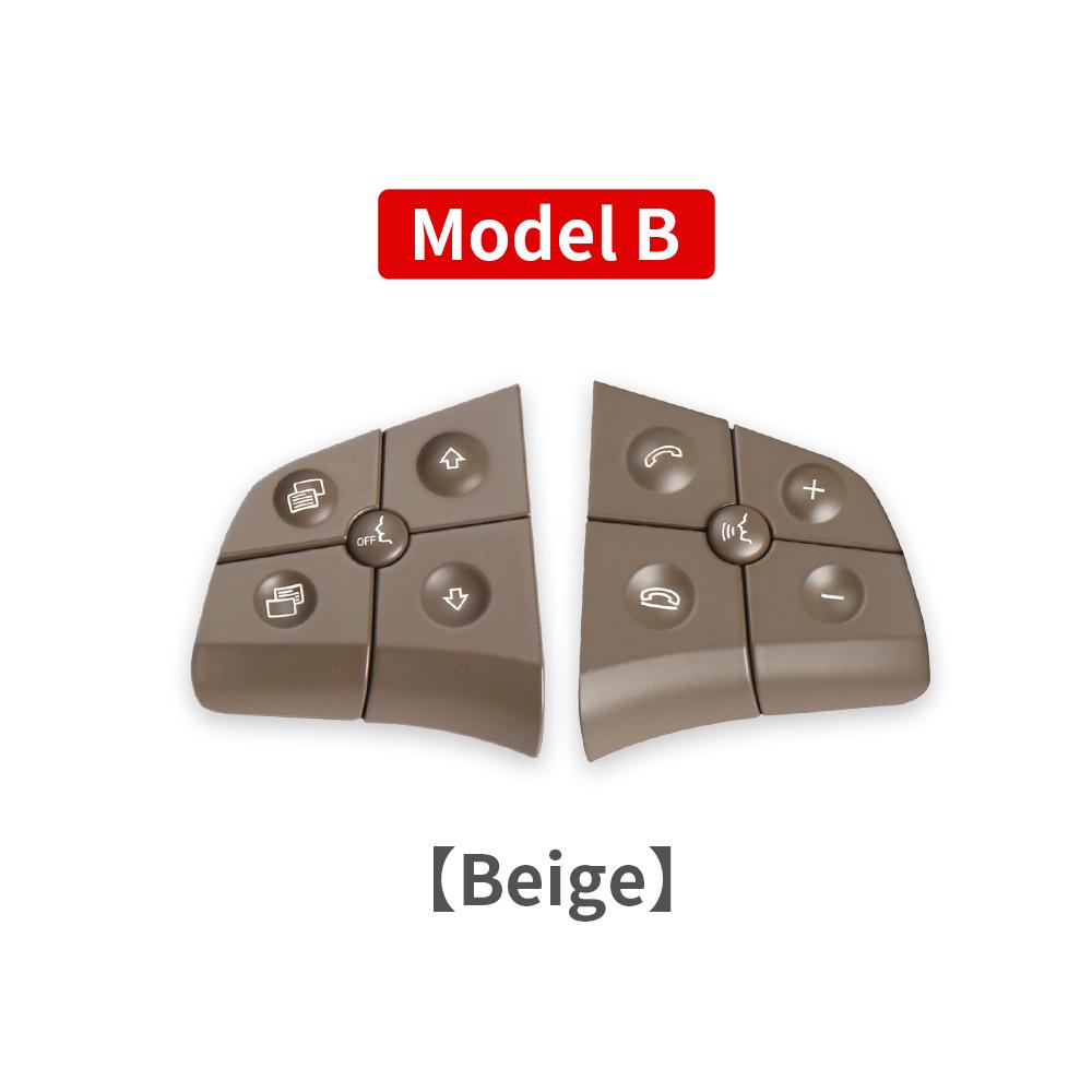 2Pcs Car Multi-Function Steering Wheel Buttons Kit For Mercedes Benz W164 GL ML Class 2006-2009 W251 R Class W245