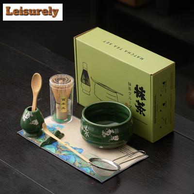 8pc/set Ice Gray Matcha Imitation Song Tea Decorating Case Tea Baixi Matcha Bowl Tea Stand Filter Mesh Tea Set Accessories Gifts
