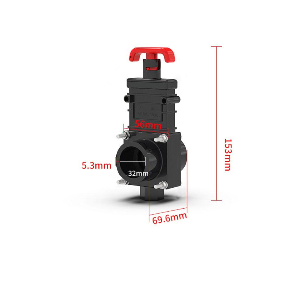 Leak-Proof RV Sewer Gate Valve Designed with Flow Control Handle and Pulltype Mechanism for Secure Drain Hose Shut Off