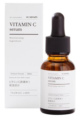 Tsumugi Labo Vitamin C Derivative, 35% Concentrate, 20ml Moisturizing Serum, T-Lab 03 Serum, Made In Japan, Additive-Free Formula, TSUMUGI LABO