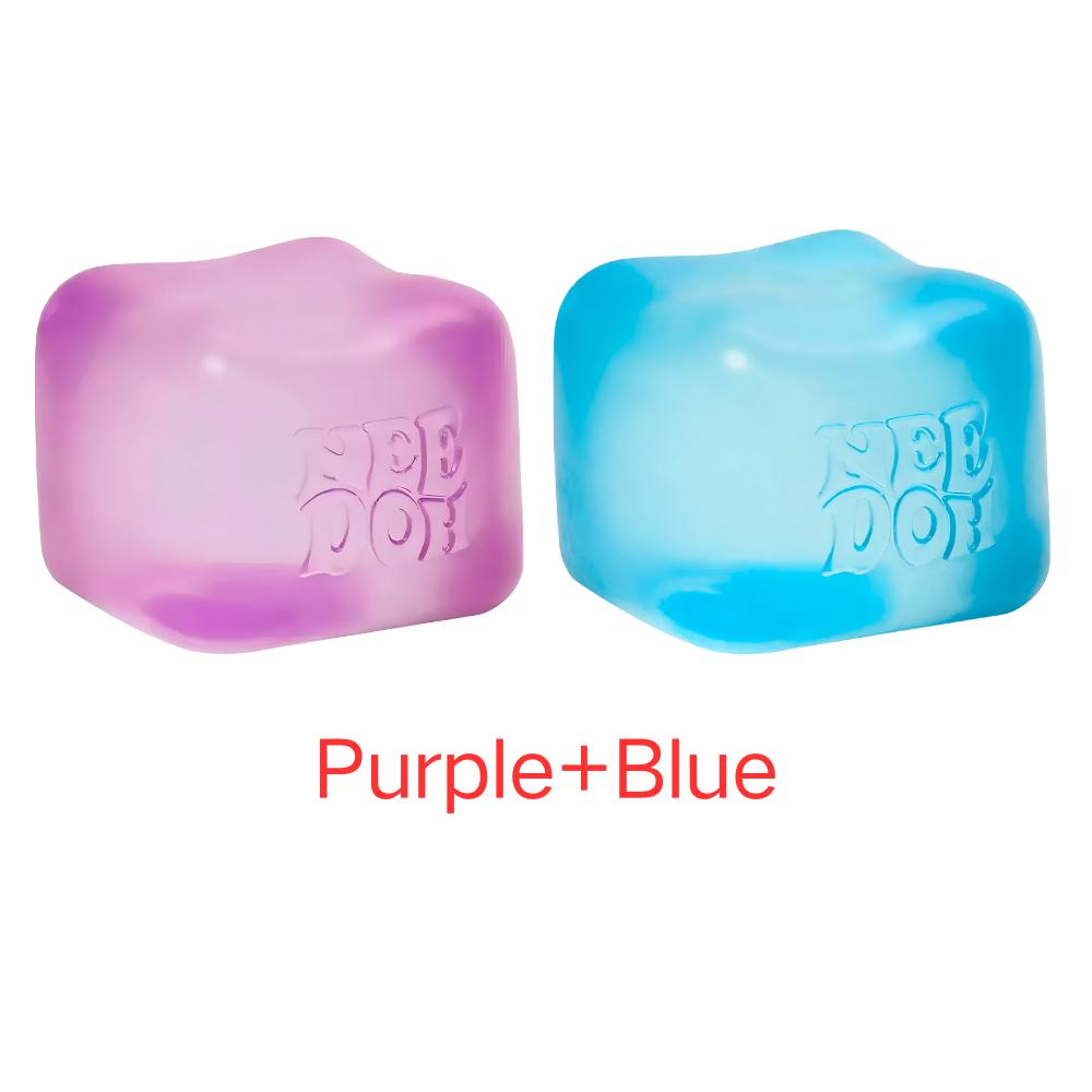 Schylling Needoh Nice Cube Squishy Senzorická kostka Hračka na uvolnění stresu Fidget Hračka proti úzkosti Mačkací Relaxační Hračka pro soustředění Pro lidi s ADHD