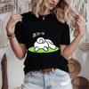2026 Summer Cinnamoroll Rolling On The Grass Print Cotton T Shirt for Women Casual Comfort Soft Everyday Wear Top