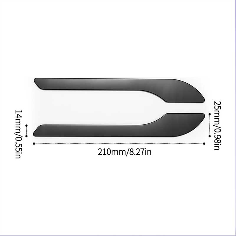 4Pcs Door Handle Decorative Protective Stickers Suitable For Tesla Model3Y Handle Cover Decorative Stickers External Accessories