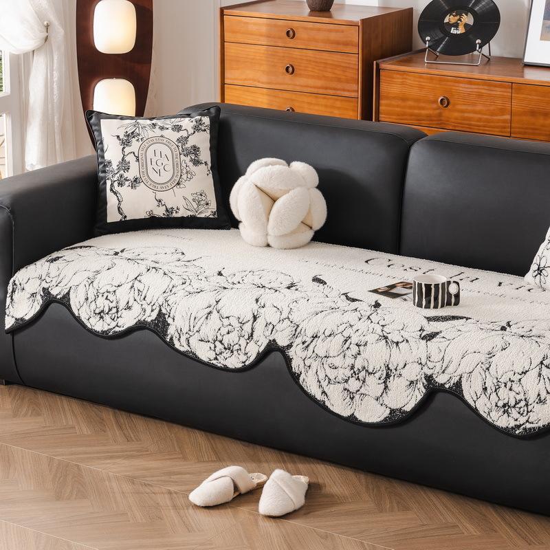 

Французская подушка для дивана специальной формы универсальна для всех сезонов Новая высококачественная нескользящая подушка для сиденья Неправильный чехол для прямого ряда 90*90cm