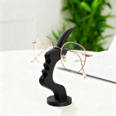 1Pc Artistic Curved Eyeglass Stand, Glasses Display Stand, Sleek Modern Look, Glasses Case, Case For Women'S Glasses