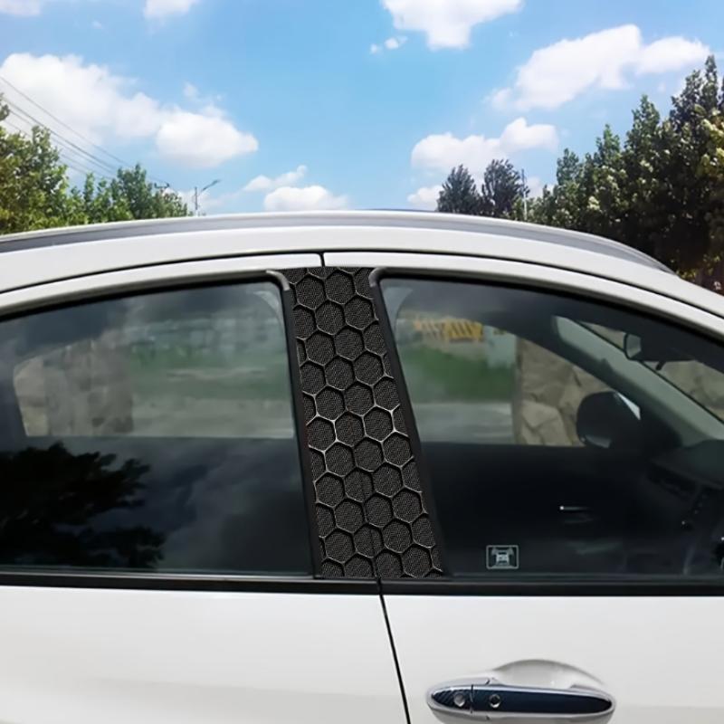 For Personalized Body Stickers Honeycomb Center Pillar Sticker HD B-Pillar Body Stickers