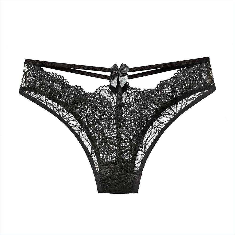 Sexy Panties Court Style Women Hollow Comfortable Briefs French Transparent Seduction Lace Panties