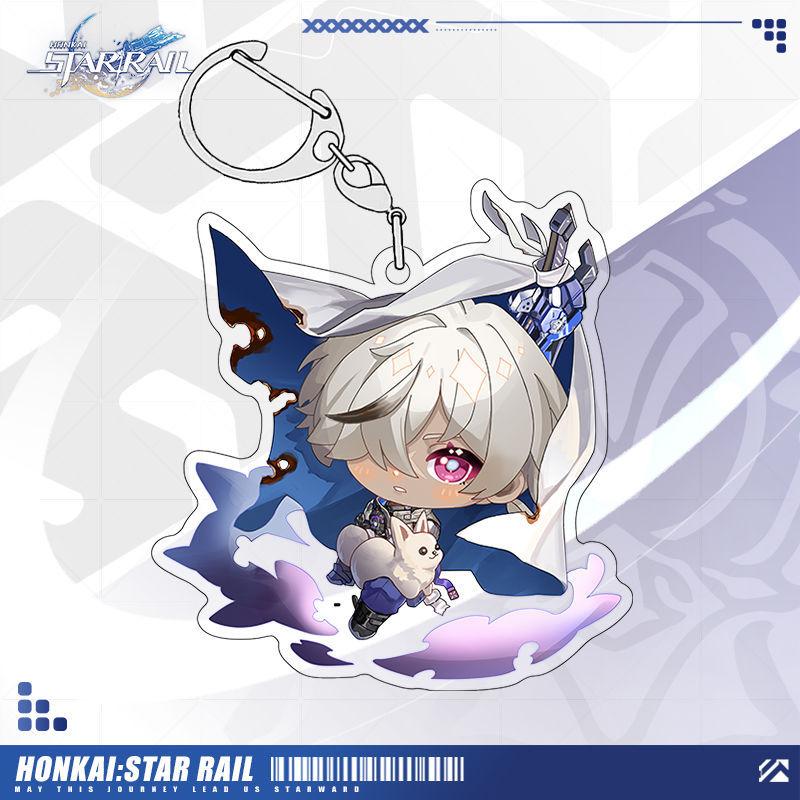 

6CM Game Honkai Star Rail Fuxuan Peripheral Keychain Bag Accessories Anime Figures Pendant Key Chain Ring Keychains Gifts 6 cm&Commonly&Commonly