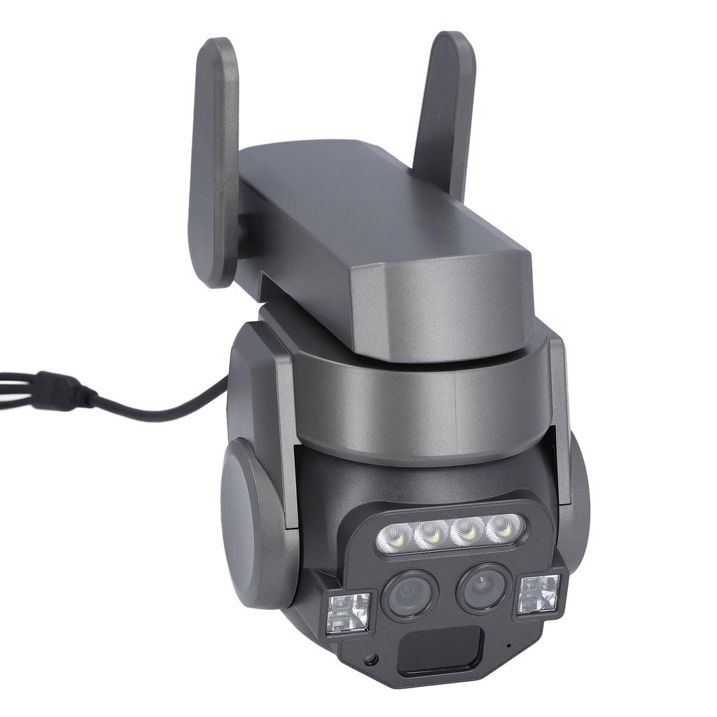 6MP Outdoor Security Camera Dual Lens 10X Zoom Motion Detection WiFi Night Vision IP67 Waterproof