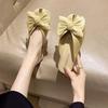 Bow girl versatile not tired feet walking date wear-resistant simple comfortable bag head cool slippers