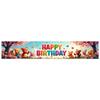 Reusable Kids birthday backdrop Cheerful Foldable Lightweight Party banner Interactive Kids party decoration for Gathering