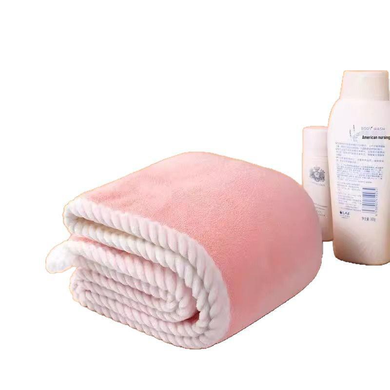 Women's Quick-Dry Double-Layer Coral Fleece Hair Cap