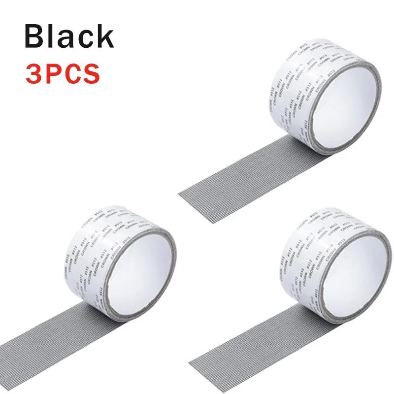1/3Pcs Window Screen Repair Tape Self Adhesive Mesh Tape Net Door Fix Patch Anti Insect Mosquito Mesh Broken Holes Repairing