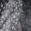 Elegant Silver Butterfly Frame Border Nail Art Stickers Hearts Stars Moon Feather Metal Self Adhesive Decoration Manicure Decal