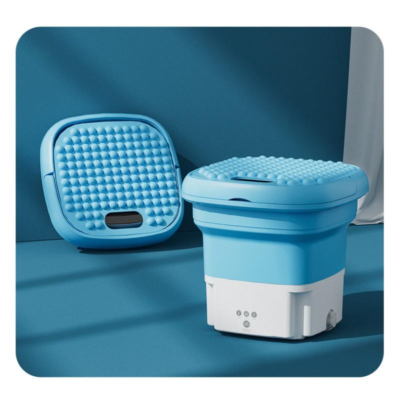 Ultrasonic Folding Washing Machine Underwear Socks Sterilization and Disinfection Mini Washer Home Travel