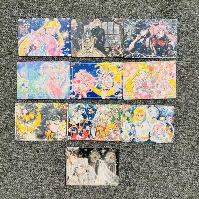Sailor Moon Flash Card Painting Anime Premium Rare Card Limited Edition Chibiusa Collectibles Kaiwaii Card Festival Gift