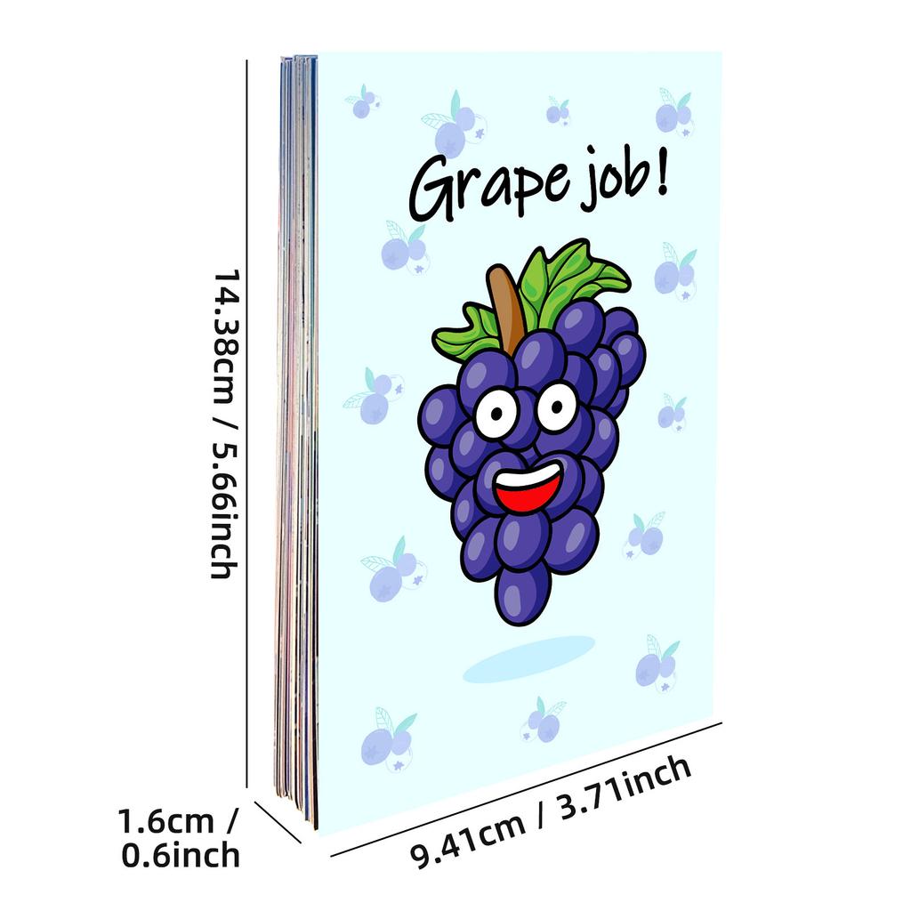 20 Cartoon Puns Series High-Value Postcards Macaron Color Gentle Decorative Card Gifts