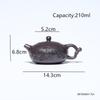Tradition Yixing Purple Clay Teapot Chinese Handmade Tea Pot Household Beauty Kettle Raw Ore Zisha Tea Set Accessories 210ml