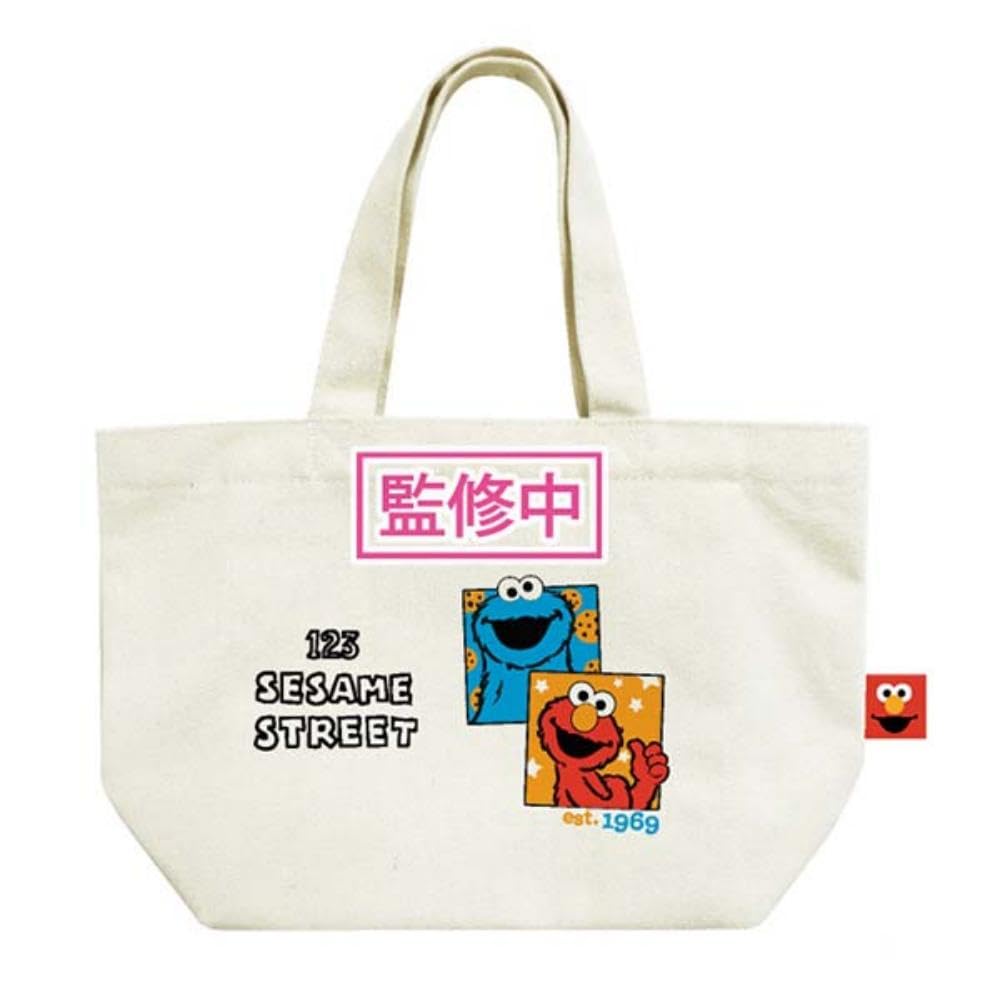 K Company Sesame Street Mini Tote Elmo Cookie H19 x W30 x D10cm Bag Monster SS-MT-EC 3490₽