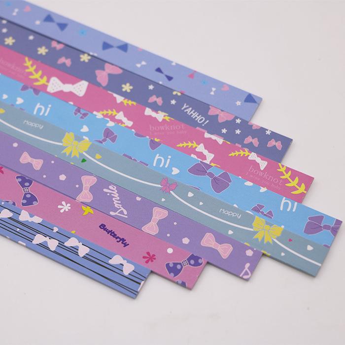 136 Vesmír Obloha Origami Hviezdy Papier Šťastný Kawaii Hviezda 8 Rôznych Dizajnov Dekorácia Skladací Papier pre Origami Umenie Remeslá