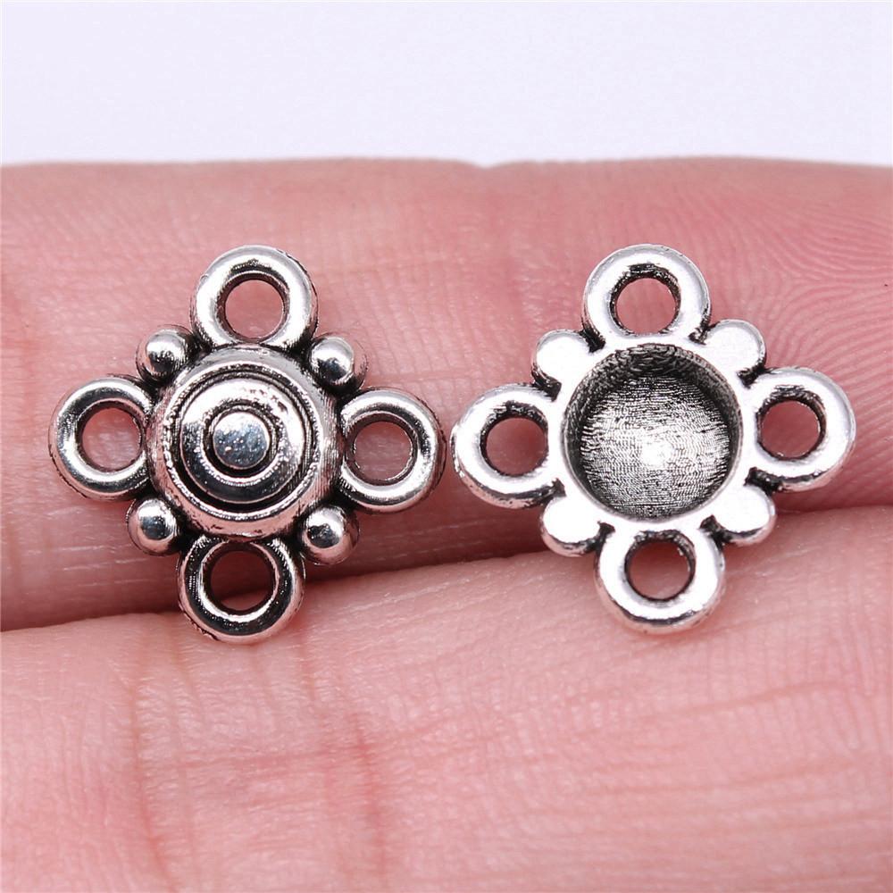 Four-Hole Necklace Connector Accessories Parts Women's Jewellery Bulk Boho Supplies