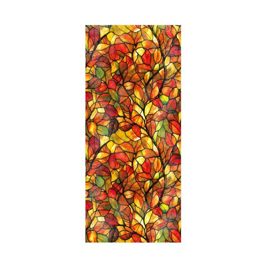 Fenster Sichtschutzfolie Statisch Haftende Buntglasfolien Abnehmbare PVC Dekorfolie für Zuhause Küche Wohnzimmer Schlafzimmer