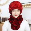 Rex Rabbit Hair Hat Female Autumn Winter Middle-aged and Elderly Mother Thickened Warm Fashion Grandmother Old Lady Mother-in-law Fur Hat