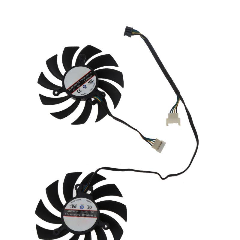 Graphics Card Cooler Fan for MSI 6930 7850 GTX 550 750 770 Ti 7870 GPU Server Cooling Fan 75mm 4Pin Video Card Cooling