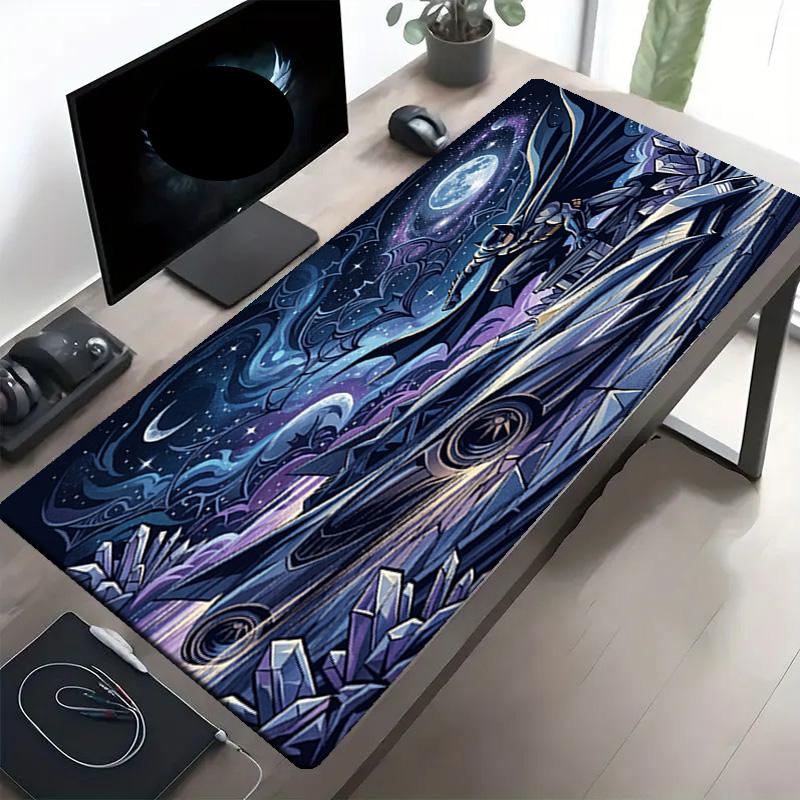 Batman Print Mouse Pad, Anti‑Slip Desktop Keyboard Mat, for PC Laptop Gaming Working Daily Use, Cool Festival Surprise Gift