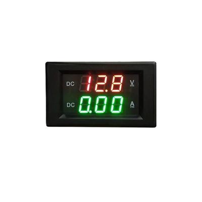 DC 0-999mA DC99.9mA DC9.99mA Ψηφιακός Μετρητής Τάσης Ρεύματος DC Αμπερόμετρο DC0-100V 300V 600V LED Πάνελ Μετρητή Τάσης Ρεύματος DC Δοκιμαστής Τάσης (Χρώμα : Μαύρος