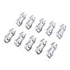 10pcs Stainless Steel M3 Duplex Clips Sturdy Design Wire Rope Clips  Cable Management