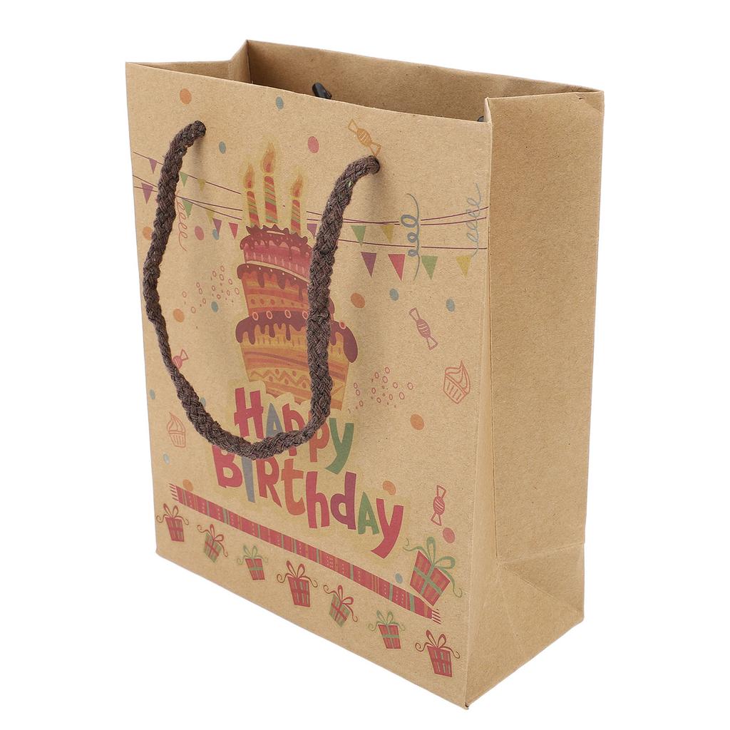 12pcs Birthday Gift Bags Cute Large Capacity Party Favor Bags Gift Favor Bags with Handle for Kids Girls