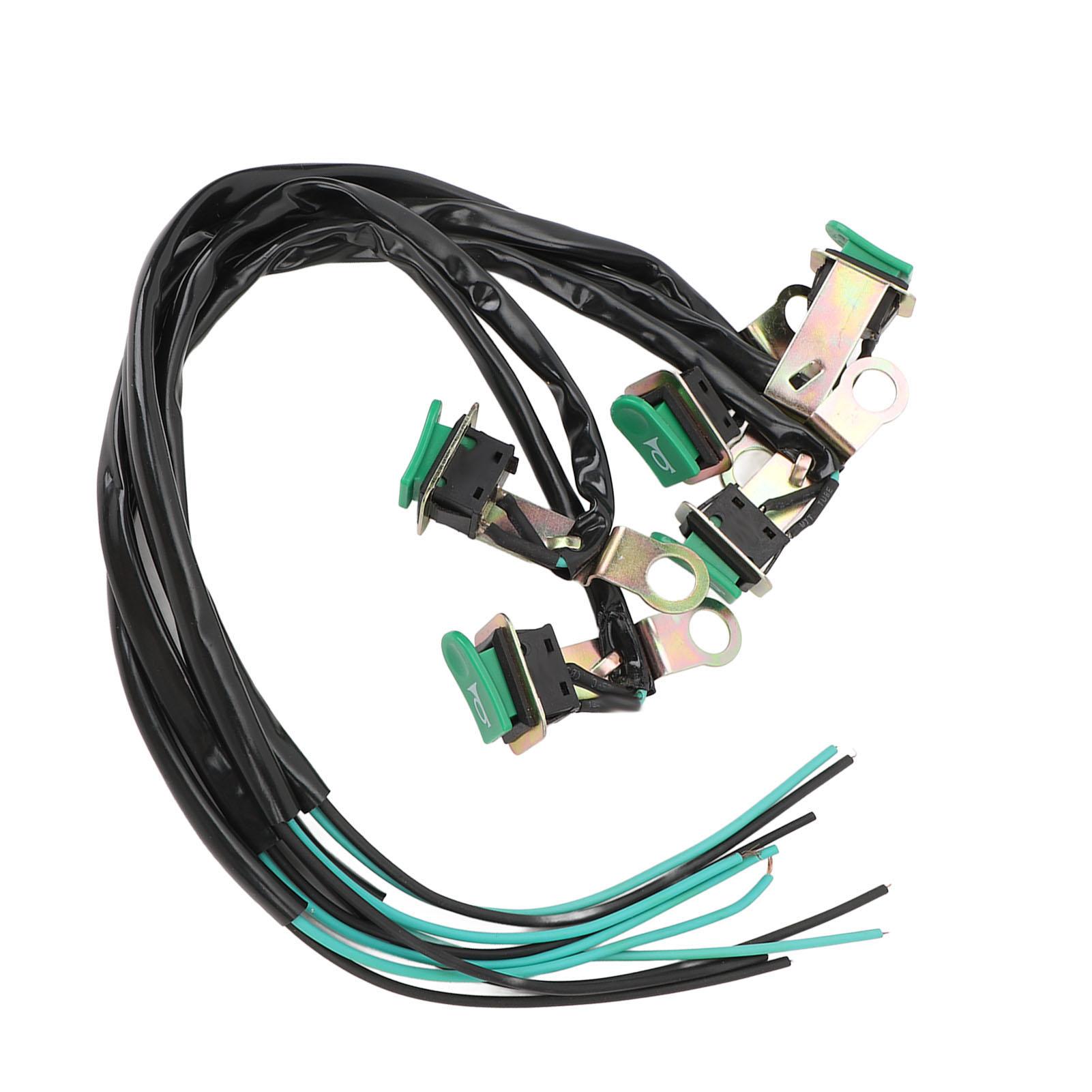 

5 шт. Кнопка сигнала мотоцикла 10 мм Пластиковая Универсальная Кнопка переключателя управления сигналом мотоцикла для квадроцикла