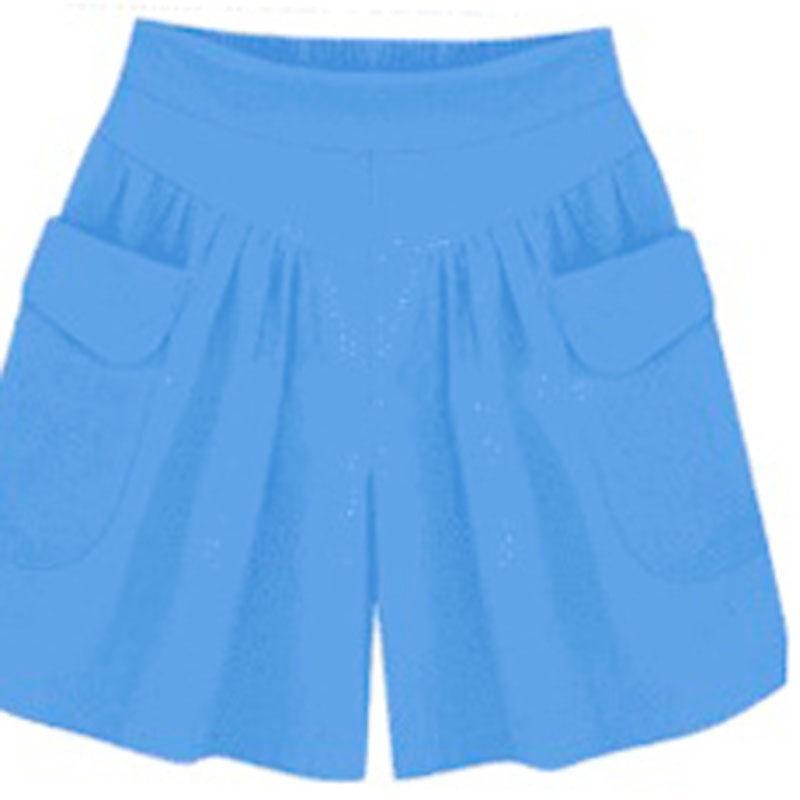 Plus Size Women's Casual Wide Leg Shorts Denim Summer Shorts Comfortable and Versatile Every Day Bottoms for Women 