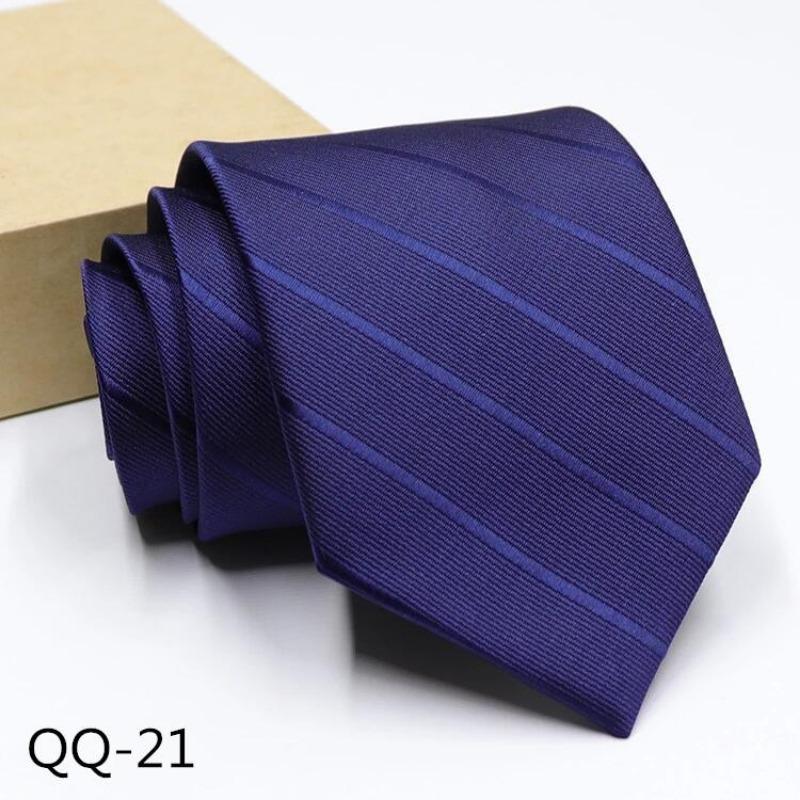 Men'S Dress Business Casual Professional Groom Wedding Best Man Striped Jacquard Fine Gentleman Men'S Premium Tie