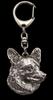 Cardigan Welsh Corgi - Silver-plated Key Ring with Dog, Handbag Decoration, Backpack Pendant by Art-Dog Brand