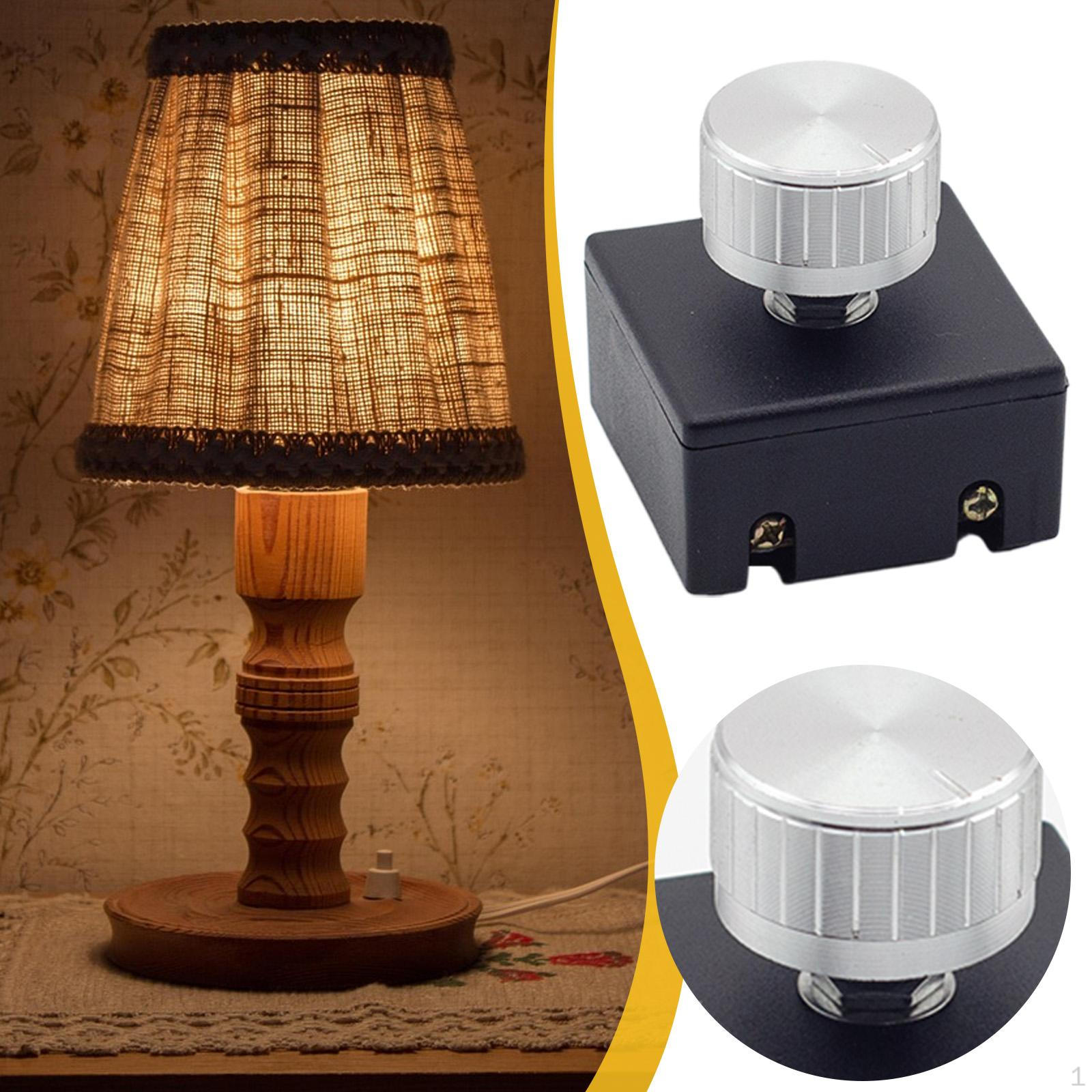 

Dimmer Switch 60W-300W Accessories Parts Rotary Sturdy Knob AC110-220V for Home, серебряный