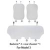 OULEX Car Seat Cover Cushion For Tesla Model 3/Model Y 2019-2025 Ice Silk Seat Cover breathable seat car Interior accessories