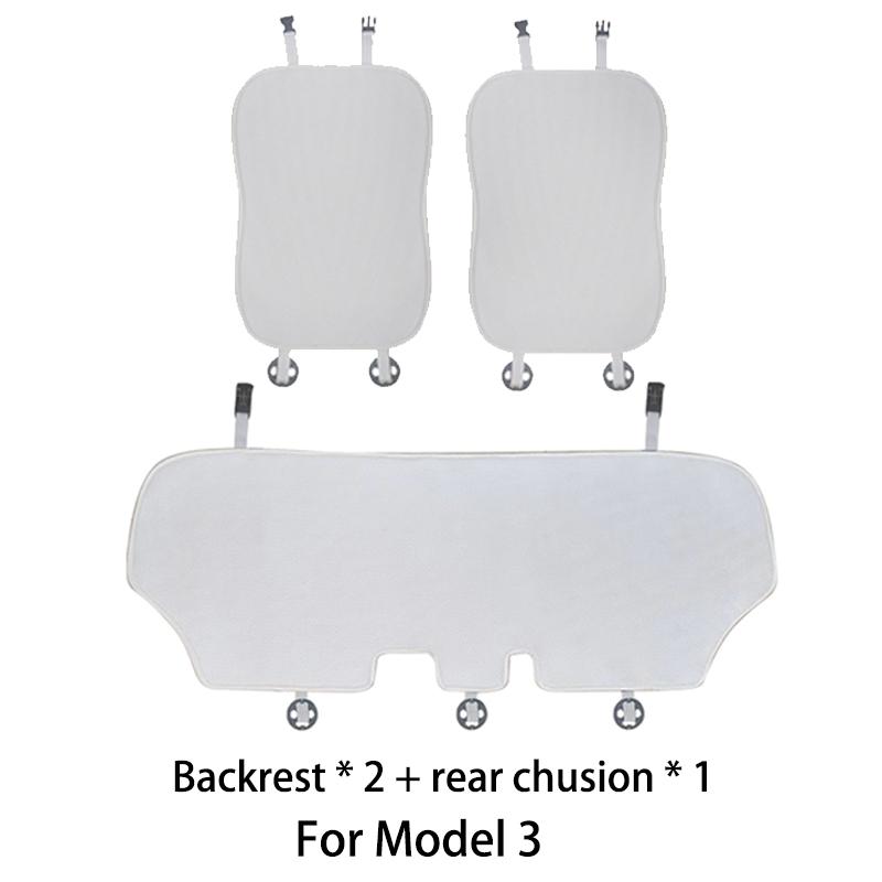 OULEX Car Seat Cover Cushion For Tesla Model 3/Model Y 2019-2025 Ice Silk Seat Cover breathable seat car Interior accessories