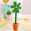 1 Piece Potted Plants Sunflower Ballpoint Pen Cute Kawaii Stationery Office School Supplies Creative Gift Funny