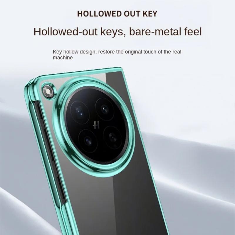 Ultra Thin Electroplated Transparent Case For OPPO Find N6 N 6 Find N5 N3 Hard PC Shockproof Phone Cover For OPPO Find N6 N5