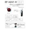 Panasonic RP-HZ47-R Red Clip-On Headphones Lightweight Portable Earphones