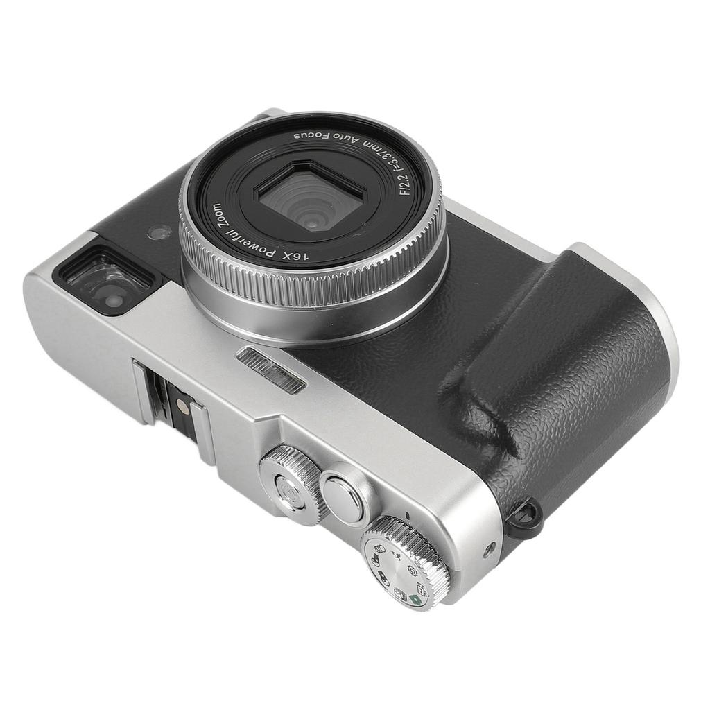 4K 48MP Digital Camera 2.8inch Screen Anti Shake 16X Digital Zoom Video Camera Compact Point and Shoot Travel Camera