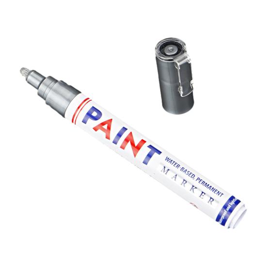 

Tombstone Marker Pen Waterproof Headstone Marker for Restoring Faded Inscriptions Metallic серебряный